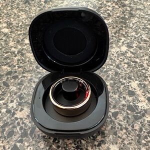 Gold Colmi Smart Ring with Charging Case